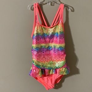 Girl’s Sz L one-piece swimsuit